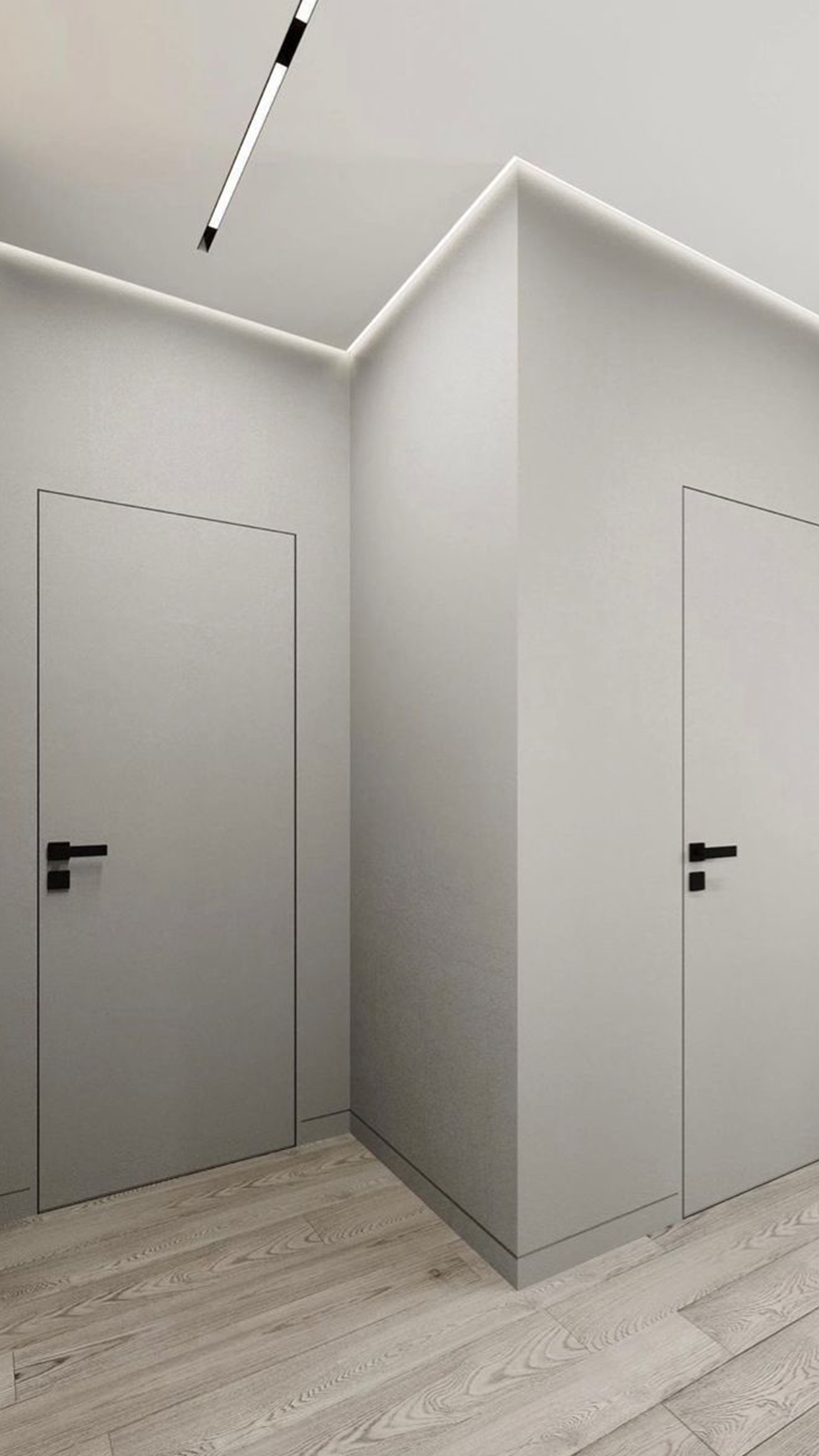    درب اتاقی فریملس با چهارچوب آلومینیوم